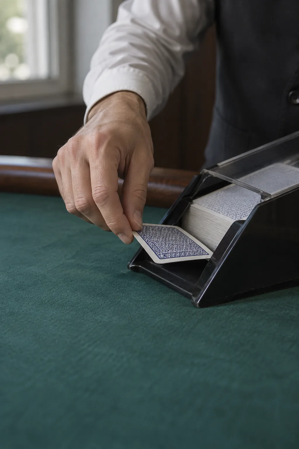 Bàn baccarat — ảnh minh họa AI